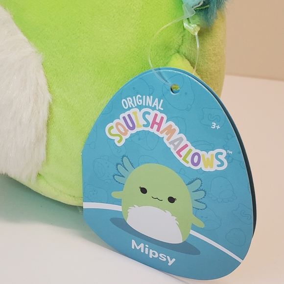 Mipsy the Green Axolotl 5" Squishmallow NWT - Picture 3 of 3